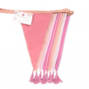 Wimpel - Wir lieben Pink - Quasten Wimpel - Wir lieben Pink - Quasten