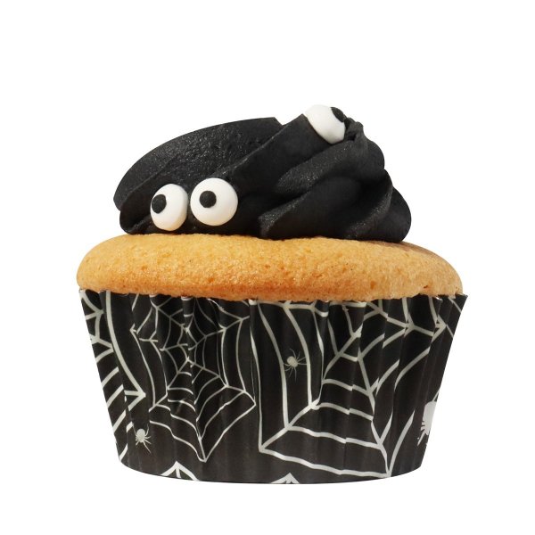 Cupcake-Förmchen - Folie - Halloween - Spinnennetz - 30er-Packung - PME Cupcake-Förmchen - Folie - Halloween - Spinnennetz - 30er-Packung - PME