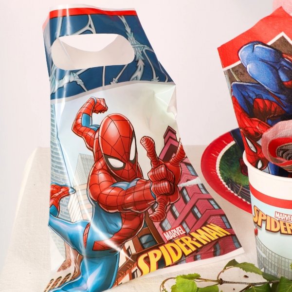 Partytüten - Spiderman - 6er-Pack Partytüten - Spiderman - 6er-Pack