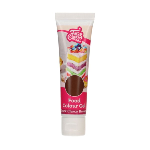 Jelly Color - Dunkles Schokobraun - Funcakes - 30 g