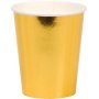 Pappbecher - Gold - 8er-Pack Pappbecher - Gold - 8er-Pack