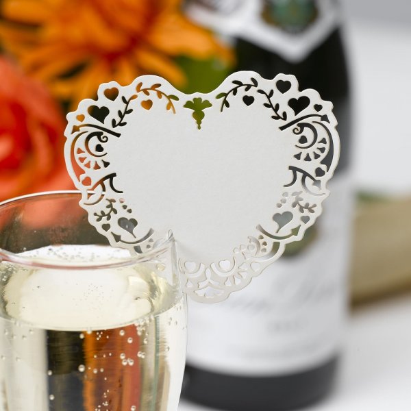 Platzierungskarten - Vintage Romance - Elfenbein - 10er-Pack Platzierungskarten - Vintage Romance - Elfenbein - 10er-Pack