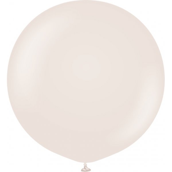 Luftballons einfarbig - Premium 90 cm - Weier Sand - 2er-Pack