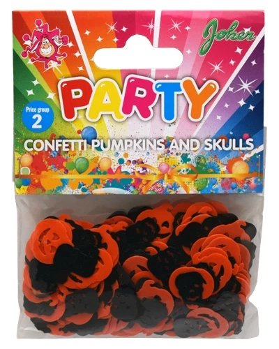 Konfetti - Halloween - Kürbisse und Totenköpfe Konfetti - Halloween - Kürbisse und Totenköpfe