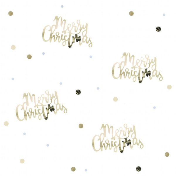 Konfetti - Frohe Weihnachten - Gold Konfetti - Frohe Weihnachten - Gold
