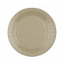 Pappteller - Beige - 22 cm - 10er-Packung Pappteller - Beige - 22 cm - 10er-Packung