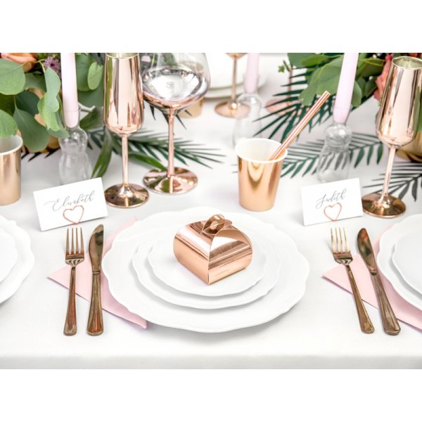 Geschenkboxen - 10er-Pack - Roségold
