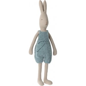 Kaninchengr��e 4 - Gestrickter blauer Hosenanzug