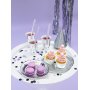Pappteller - Metallic - Silber - 6er-Pack