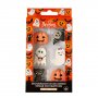 Zuckerdekorationen - K�rbisse, Geister, Katze, Hexe - Halloween - 6 St�ck