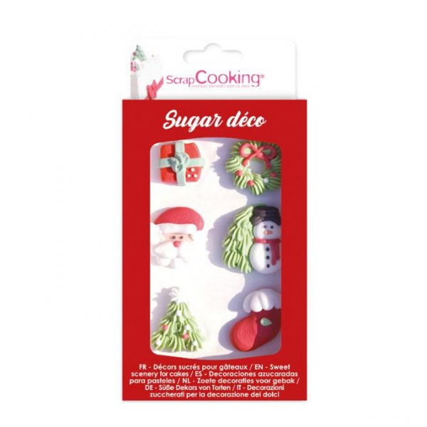 Zuckerdekorationen - ScrapCooking - Weihnachtsfiguren