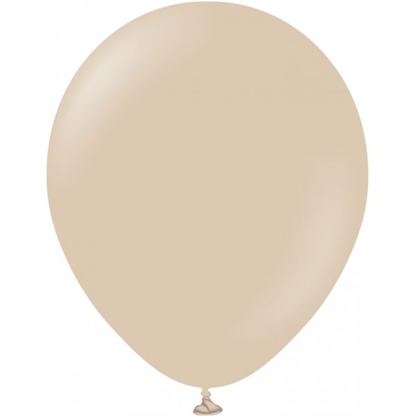 Luftballons schlicht - Premium 45 cm - Haselnuss