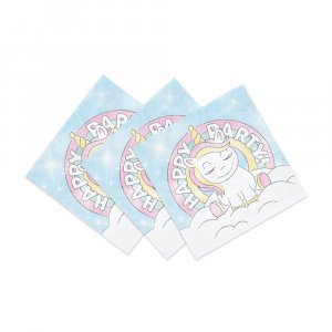Servietten - Fröhliches Einhorn - 20er-Packung Servietten - Fröhliches Einhorn - 20er-Packung