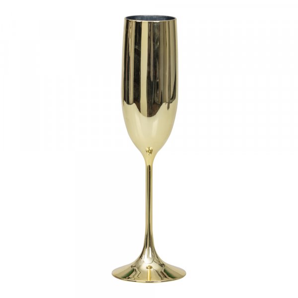 Champagnerglas - Goldmetallic