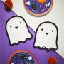 Pappteller - Cute Ghost - Schwarz/Weiß - 8er-Pack Pappteller - Cute Ghost - Schwarz/Weiß - 8er-Pack