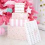 Geschenkpapier - Mix - Gold/Streusel - 2er-Pack