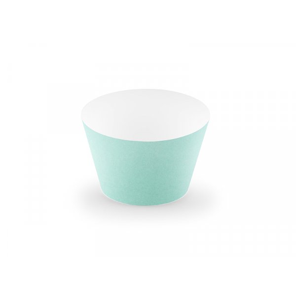 Cupcake-Förmchen - Helltürkis - 6er-Pack