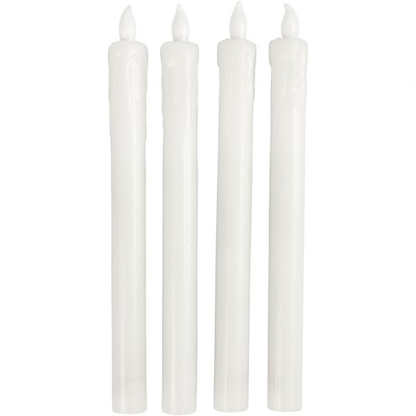 Kerzen - LED - 4er-Pack
