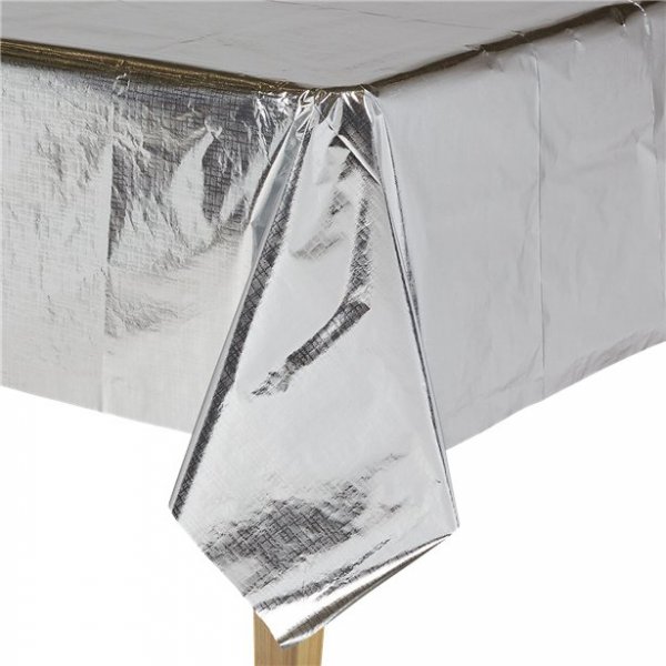 Tischdecke - Silbermetallic - 120 x 180 cm Tischdecke - Silbermetallic - 120 x 180 cm