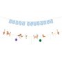 Girlande - Happy Birthday - Hunde - 2,1 m