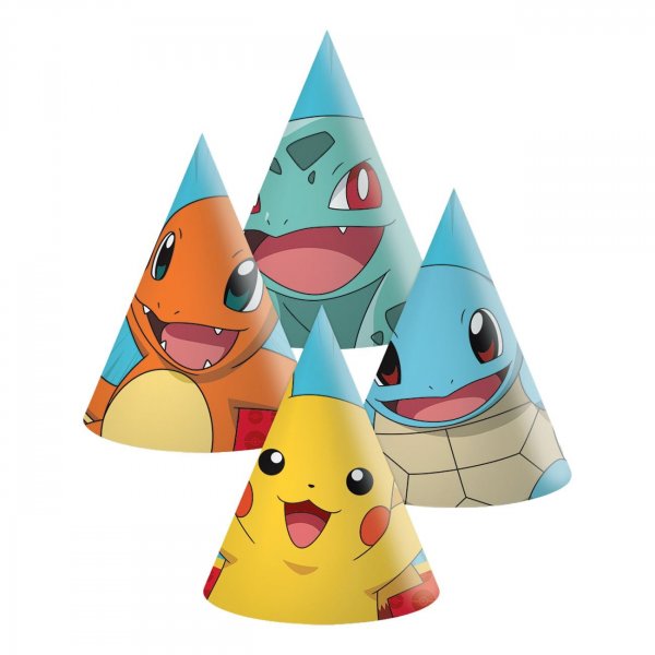 Pokémon-Partyhüte - 6er-Pack Pokémon-Partyhüte - 6er-Pack