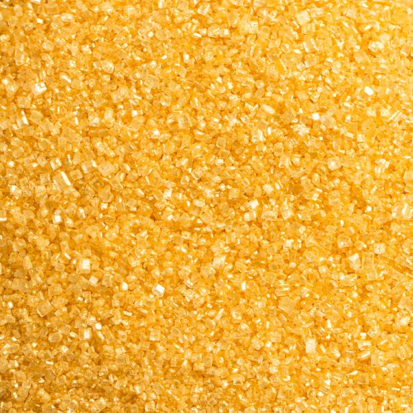 Funkelnde Zuckerkristalle - Gold