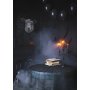 Tischdecke rund - Halloween - Spinnennetz - Stoff