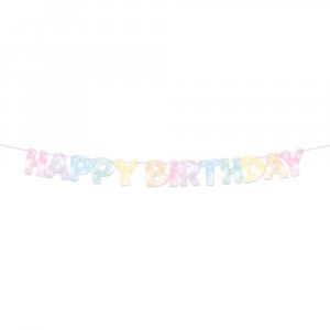 Girlande - Alles Gute zum Geburtstag - Pastell Girlande - Alles Gute zum Geburtstag - Pastell