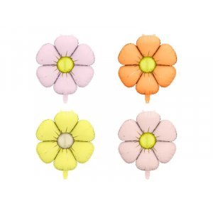 Folienballons - Blumen - 4 St�ck - 45 cm