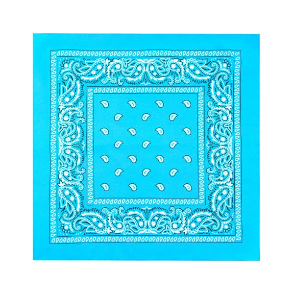 Bandana-Schal - Hellblau Bandana-Schal - Hellblau