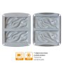 Silikonform - Wellenriegel - Decora - 14 x 7 cm Silikonform - Wellenriegel - Decora - 14 x 7 cm