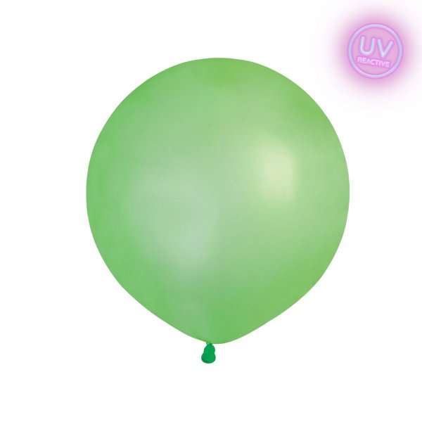 Latexballons - Neongrün - UV-Leuchtend - 48 cm Latexballons - Neongrün - UV-Leuchtend - 48 cm