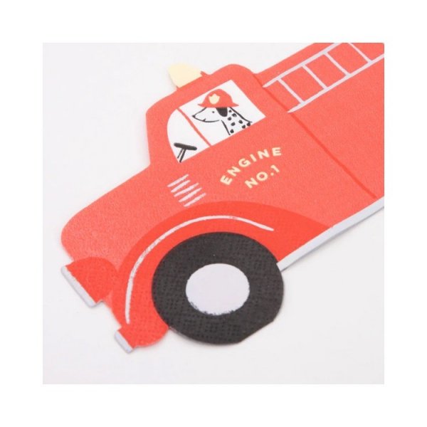 Servietten Feuerwehrauto - Meri Meri - 16er-Pack Servietten Feuerwehrauto - Meri Meri - 16er-Pack