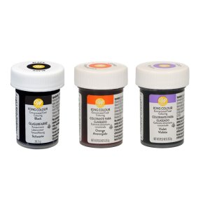 Halloween-Farbpaste (Schwarz, Orange, Lila) - 3 x 28 g - Wilton Halloween-Farbpaste (Schwarz, Orange, Lila) - 3 x 28 g - Wilton