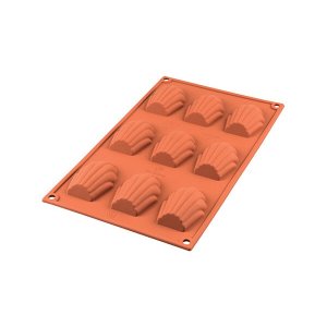 Madeleine-Förmchen - Groß, 9 Stück - Silikon - SilikoMart Madeleine-Förmchen - Groß, 9 Stück - Silikon - SilikoMart