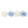 Dekorative Blumen - Blau & Weiß - 4er-Pack Dekorative Blumen - Blau & Weiß - 4er-Pack
