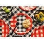 Servietten - Schwarz kariert - 33 x 40 cm - 20er-Packung Servietten - Schwarz kariert - 33 x 40 cm - 20er-Packung