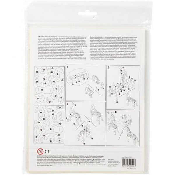 3D-Puzzle - Holz - Pferd