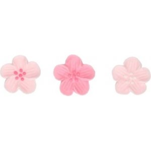 Zuckerdekorationen - Blumen - Rosa - Funcakes - 24 Stk Zuckerdekorationen - Blumen - Rosa - Funcakes - 24 Stk