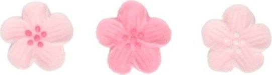 Zuckerdekorationen - Blumen - Rosa - Funcakes - 24 Stk Zuckerdekorationen - Blumen - Rosa - Funcakes - 24 Stk