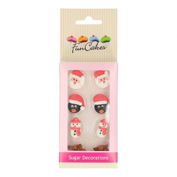 Zuckerdekorationen - Weihnachtsfiguren Zuckerdekorationen - Weihnachtsfiguren