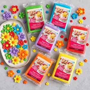 Zuckerpaste - 6 Farben Regenbogen - 6 x 250 g