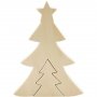 Holzdekoration - 2-in-1 - Weihnachtsbaum