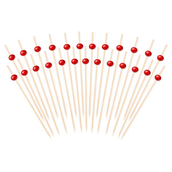Snack- und Getränkesticks - Rot - 12 cm - 25 Stück Snack- und Getränkesticks - Rot - 12 cm - 25 Stück