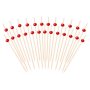 Snack- und Getränkesticks - Rot - 12 cm - 25 Stück Snack- und Getränkesticks - Rot - 12 cm - 25 Stück