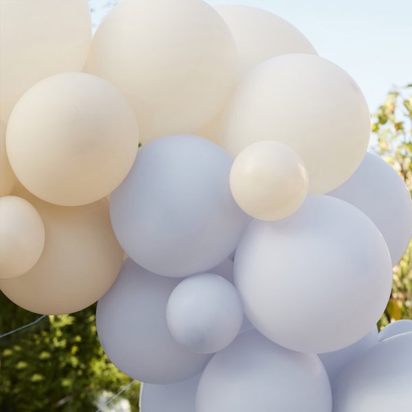 Ballonbogen - Nude/Pastellblau Ballonbogen - Nude/Pastellblau