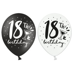 Ballonmischung zum 18. Geburtstag Ballonmischung zum 18. Geburtstag