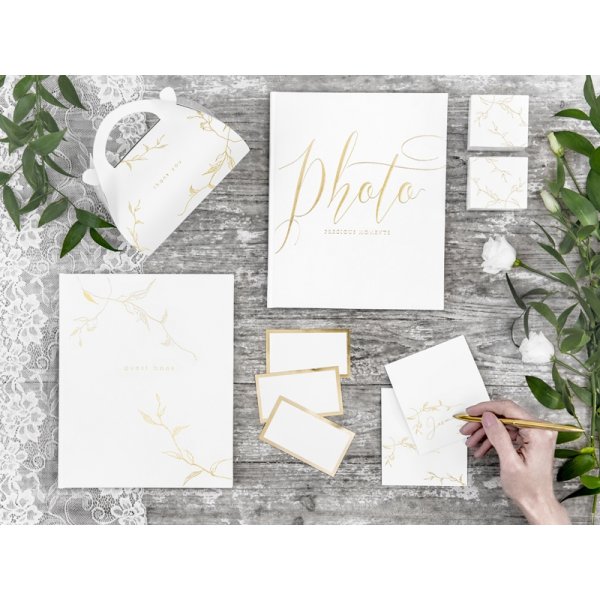 Fotoalbum - Kostbare Momente - Wei/Gold