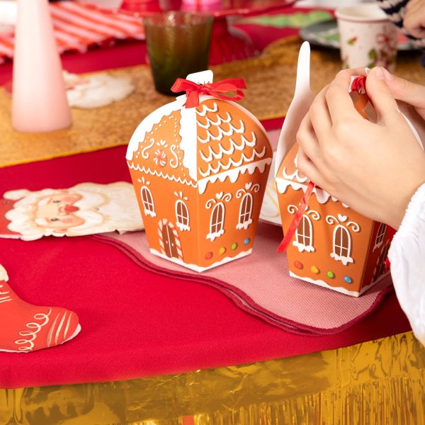 Geschenkboxen - Lebkuchenhaus - 6er-Pack Geschenkboxen - Lebkuchenhaus - 6er-Pack
