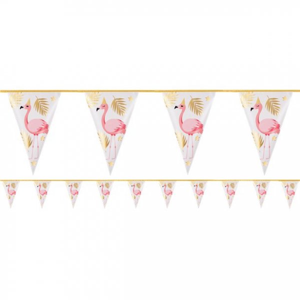 Wimpel - Flamingo-Party